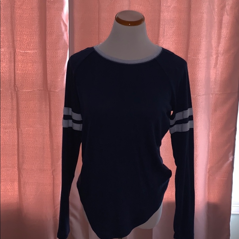 Long Sleeve Blue Shirt